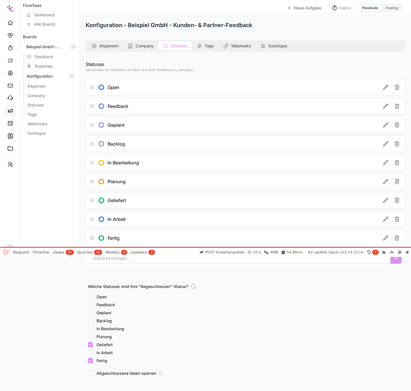 Status-Workflow